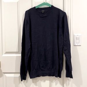 MENS JCREW Navy crew neck sweater
